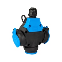 Tp Electric 3101-320-0300 Vidalı Bağlantı 16a Kauçuk Üç Yönlü Grup Priz