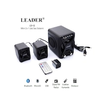 Leader Ld12 Mini 2+1 Usb Ses Sistemi (Bluetooth - Usb/Sd - Fm)