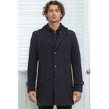 Plt9401 Dewberry Erkek Palto-diagonal Lacivert Diagonal Lacivert