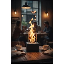 Muko Siyah Biyoetanol Masaüstü Şömine - 1 Lt Copart Yakıt Hediye