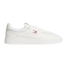 Tommy Hilfiger Erkek Marka Logolu Günlük Kullanıma Uygun Ekru Sneaker Em0em01762 Ybl
