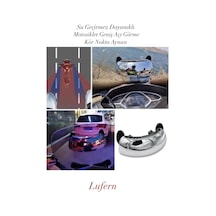 Su Geçirmez Motosiklet İçin Dayanıklı Geniş Açı Görme Kör Nokta Aynası Güvenilir Ekipman Yağmur