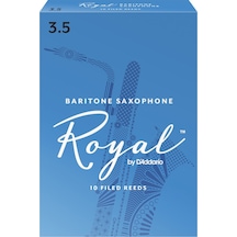 D'addario Rlb1035 Royal Bariton Saksafon Kamışı No: 3.5 Profesyonel - 10'lu Paket İleri Seviye Bariton Çalıcıları İçin Güçlü Ve Kararlı Ton