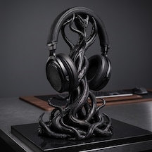 Happy3dworld Gotik Dokunaç Kulaklık Standı, 3d Baskı Sanatsal Masaüstü Dekor