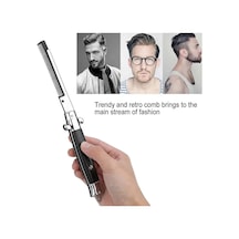 Taşınabilir Katlanır Çelik Taraklar Saç Şekillendirici Ürün Taraklar Adam İçin Katlanabilir Saç Tarağı Anti-statik Dolaşık Açıcı Adam Katlanabilir Saç Tarağı
