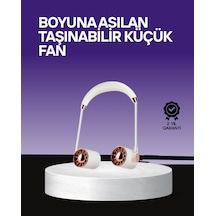 Mey İthalat Boyun Askılı Katlanabilir Fan 1000 Mah Usb Şarjlı Taşınabilir