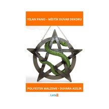 Mistik Duvara Asmalı Polyester Yılan Pano 1 Adet