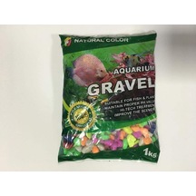 Renkli Akvaryum Çakılı 1 Kg