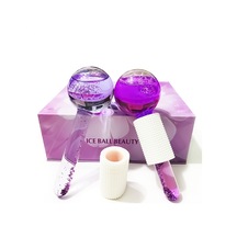 Ice Globes Buz Küresi Soğuk Masaj Ve Terapi Topu 2 Adet Borasilikat Cam Saklama Kutusu Ile