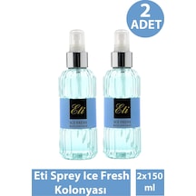 Eti Sprey Ice Fresh Kolonyası 150 Ml 2 Adet