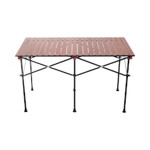 Free Camp 8830-H5-C Katlanır Masa-Kahverengi Kahve