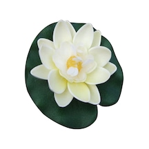 Konesam Gerçekçi 18cm Eva Lotus Çiçeği - Akvaryum, Havuz Ve Gölet Dekorasyonu İçin Yüzen Yapay Bitki