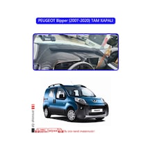 Peugeot Bipper 2007-2020 Tam Kapalıtorpido Koruma Halısı Mavi Kenar