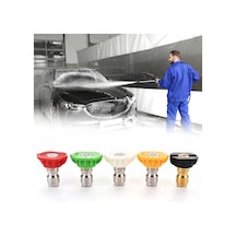 Lemestar 5'li Yüksek Basınçlı Hızlı Bağlantı Nozul Seti - 0 ,15 ,25 ,40 ,köpük Modları