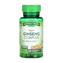 Nature's Truth, Süper Ginseng Kompleksi + Arı Sütü, 60 Hızlı Salımlı Kapsül