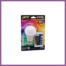 Bezos Atc 9w Kumandalı Beyaz+rgb Led Ampul 1 Adet Rengaren Standart