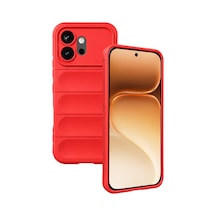 Newface - 816 - Huawei Honor 600 Optimum Silikon - Glblseme - - Kırmızı