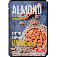 Dermal It's Real Superfood Almond Badem Yüz Maskesi 25G