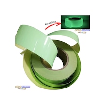 Fosforlu Fotolümen Şerit Bant 50mm X 1m Kendinden Yapışkanlı Lümen Folyo Acil Çıkış Yönlendirme Ve