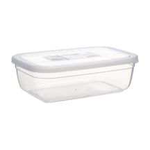 Asude Asd116 900 Ml Maya Dikdörtgen Şeffaf Saklama Kabı Çok Renkli