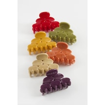 Çiçek Mandal Toka 4 Cm Çok Renkli
