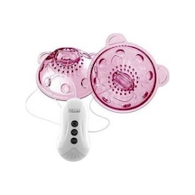 Tysm Kablosuz Şarjlı Meme Ucu Stimülatörü - 10 Modlu 360 Döner Masaj, Şeffaf Ve Pembe Renkler Çok Renkli