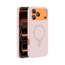 Joko Apple İphone 18 Pro/17 Pro Z Silikon Magsafe Kapak - Pembe Standart