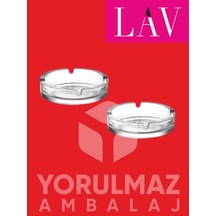 Kyf72 Büyük Cam Sigara Küllüğü 2 Adet Kalın Cam Tasarım