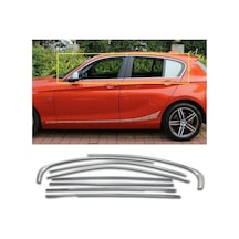 Bmw F20 1.Serisi 2011-2020 Cam Çıta Çerçevesi Komple Set Kromu