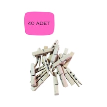 Bambu Çamaşır Mandalı Çamaşır Maşası 40 Adet 5 Cn Diğer