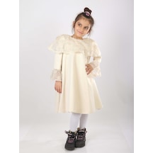 Xo Kids Kız Çocuk Elbise 6-10 Yaş 1620 Bej