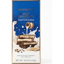 Buğday Patlaklı Ve Kremalı Sütlü Çikolata, 100g