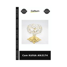 Özel Üretim Ev Dekorasyon Masaüstü Aksesuar Sigirik Kültürü Şık Tasarım Cam Küllük Alk3174