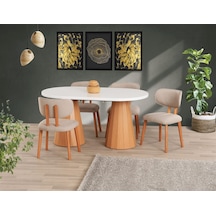 Uyar Sadece Masa Beyaz Highgloss Piramit Ayak 90 160+30 Pota Aç