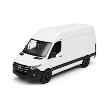 Kinsmart 1:48 Mercedes-benz Sprinter Çek Bırak Metal Model Minibüs, Açılabilir Kapılı Araç Kt5426d, Beyaz