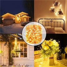 Solar Sarı 330Led 33M Şerit Dekoratif   Aydınlatma