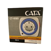 Cata Ct-9180 3680w 16 Amper Mekanik Zaman Saati 8 Adet