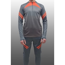Man Alt-üst Eşofman Takımı %100 Polyester Şardonlu Dalgıç Kumaş Multicolor