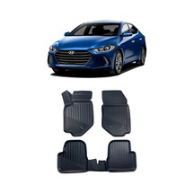Hyundai Elantra 2015-2020 Arası Araca Özel Kauçuk 4d Havuzlu Paspas Takımı