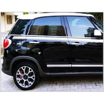 Ebal Otomotiv Fiat 500L Krom Cam Çıtası 6 Parça 2013 ve Sonrası Paslanmaz Çelik