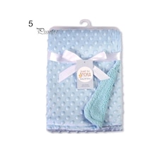 Yumuşak Wrap Sıcak Nefes Katmanlı Kapak Kabartmalı Kabarcık Çift Beyaz Bebek Bebek Battaniye Alabilen Ob Beyaz Beyaz