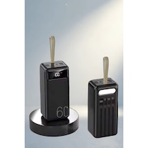 Uzun Süreli Dijital Göstergeli 60.000 Mah Powerbank 4 Portlu