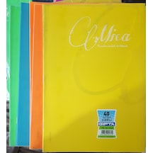 Gıpta Defter 40 Yp Çizgili 7 Adet +60 Yp Kareli 8 Adet 20x28 Cm A4 15 Adetli Paket Çok Renkli