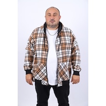 Moc Grande Mocgrande Kangaroo Pocket Oduncu Sweat-gömlek Stripe 22209 Kıremıt Kiremit