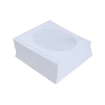 Cd Zarfı Pencereli 125x125 Beyaz / 50 Adet