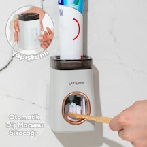 Porsima M543 Duvara Monte Yapışkanlı Otomatik Diş Macunu Sıkacağı Çok Renkli