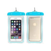 Goldenqian Evrensel Su Geçirmez Telefon Kılıfı Yüzme Su Geçirmez Çanta Evrensel Sualtı Telefon Koruyucu Kılıfı Pv Kapak İphone Samsung Için Blue Blue