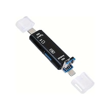 A-5068 Type-c To Usb 3.0 Flash Otg Veri Aktarım Sd Tak Çalıştır Kart Okuyucu Çevirici