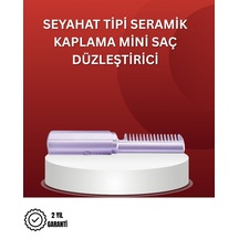 Kablosuz Isıtmalı Saç Düzleştirici Fırça Hafif Tasarım Mh-hs3167-4162