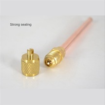 Ulzyvf Vana Kökü Bakır 1/4 İnç Sae 1/4 İnç Od 2.755 İnç, Kış Soğutma Güçlü Çekirdek